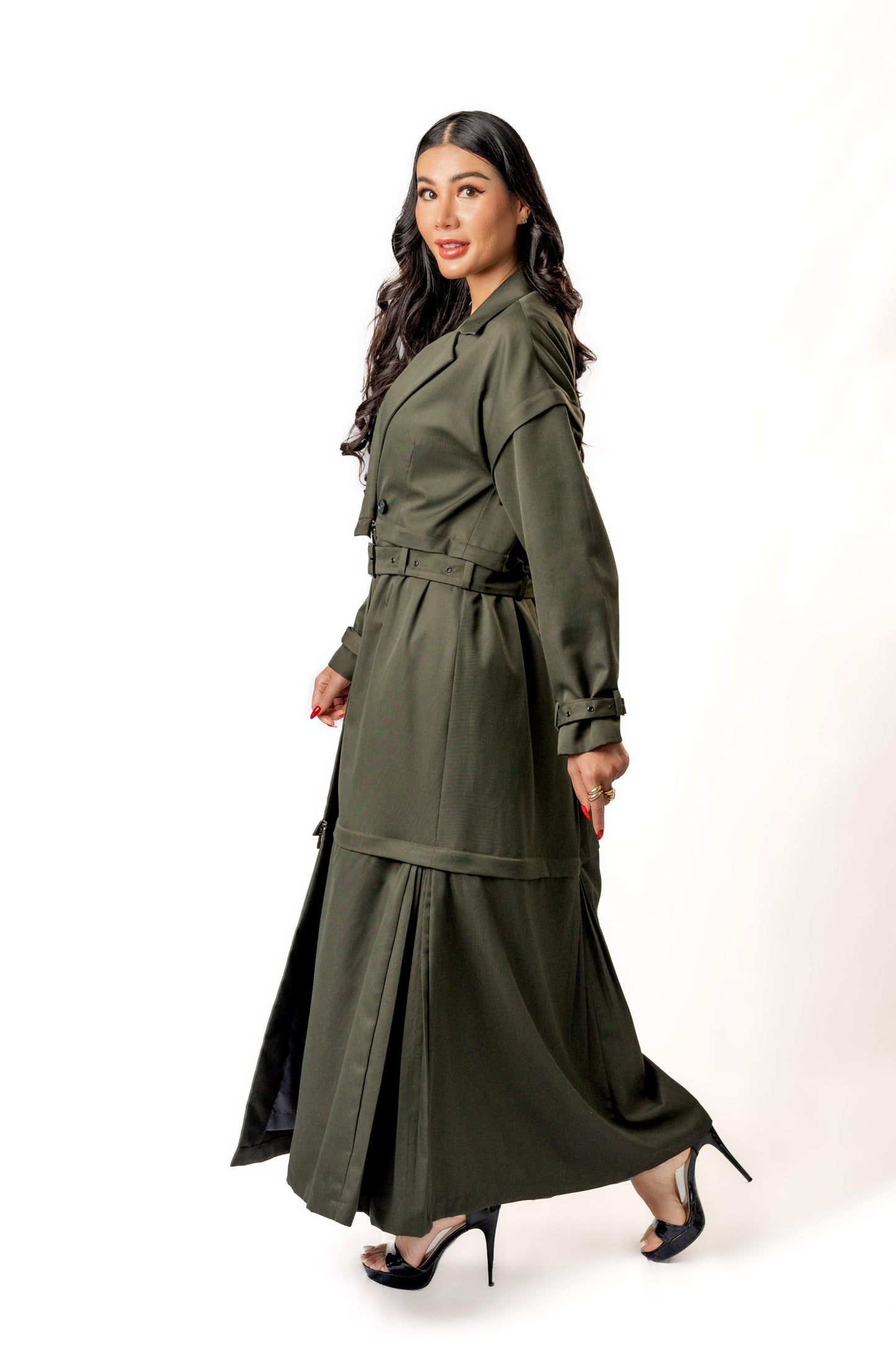 MATCHA TRENCH COAT