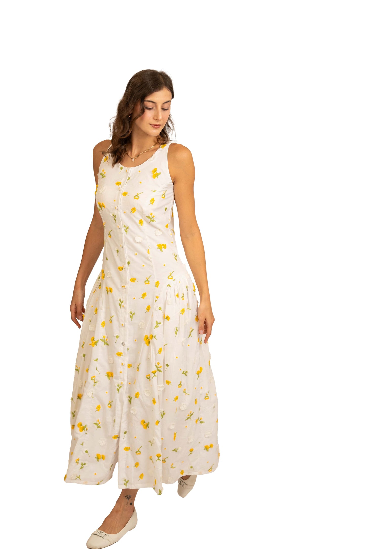 Zinnia Cotton Dress