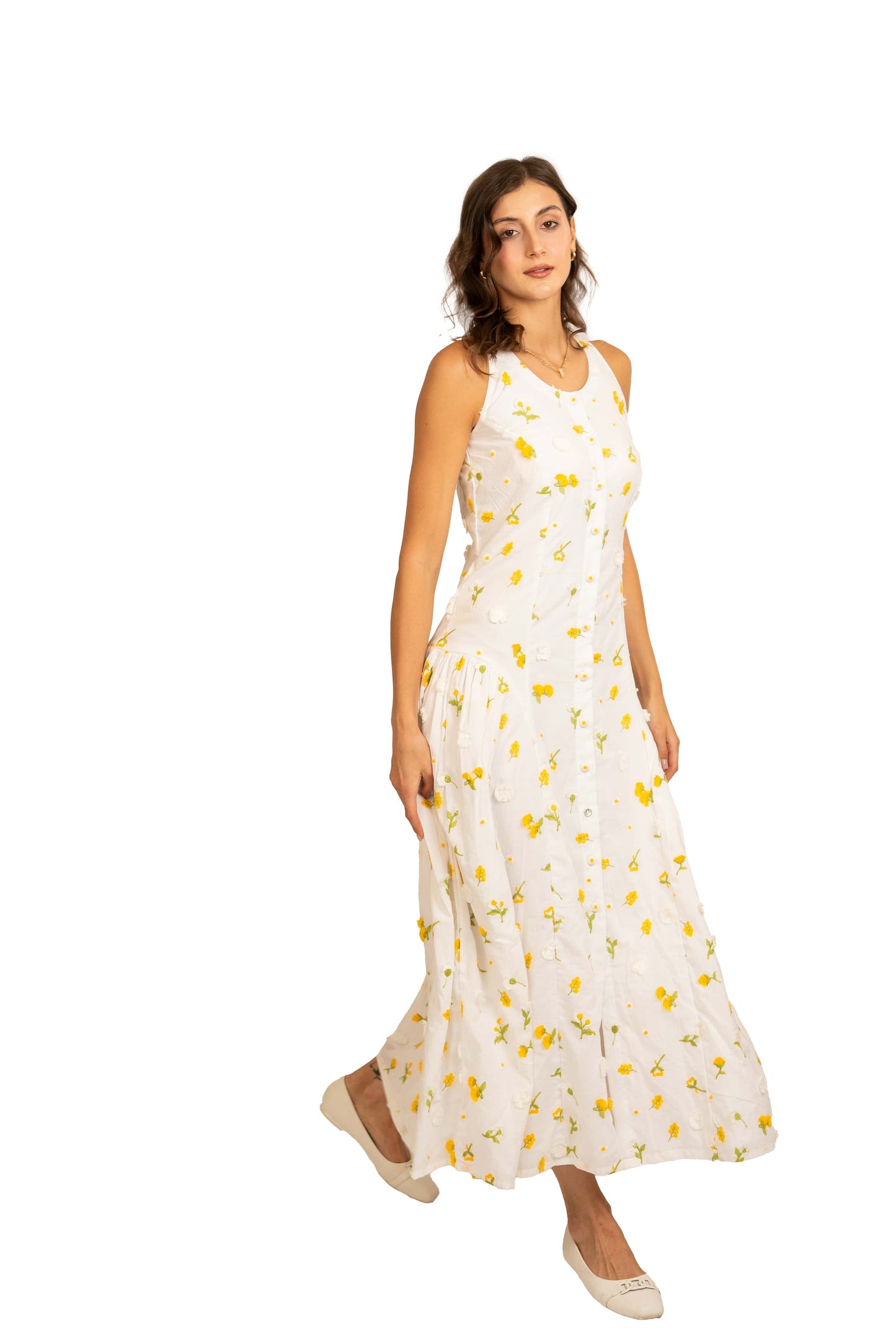 Zinnia Cotton Dress