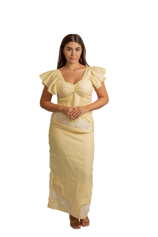 Blossom Yellow Skirt