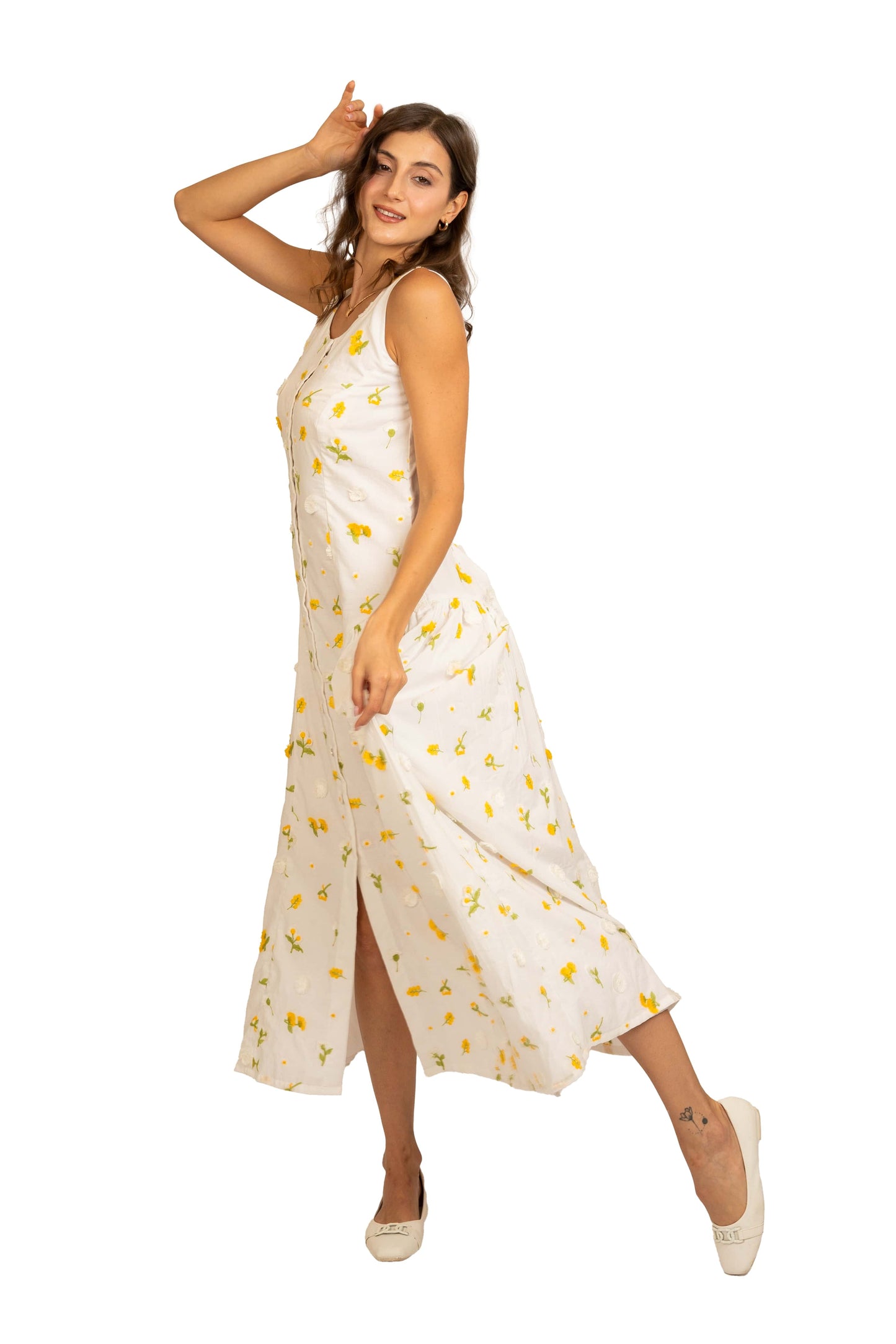Zinnia Cotton Dress
