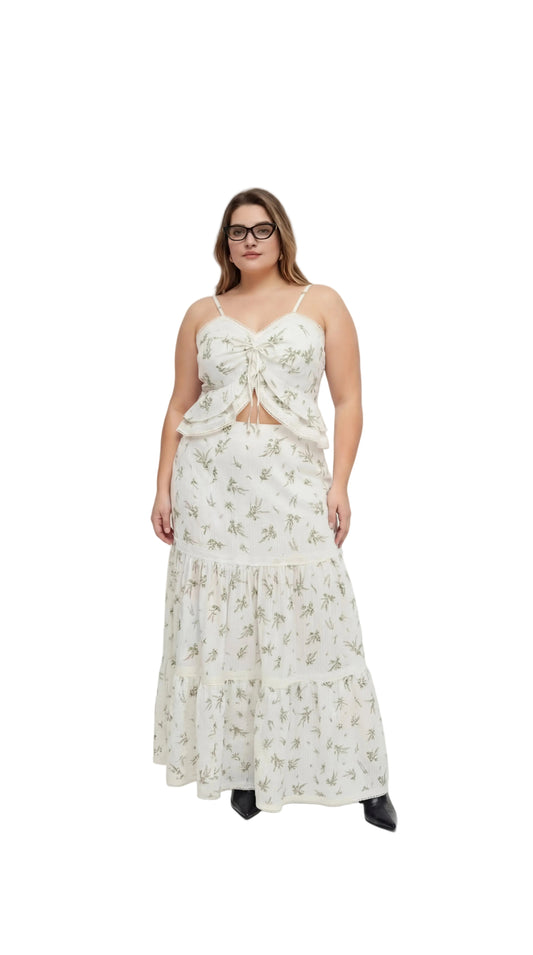 Flora White Floral Set