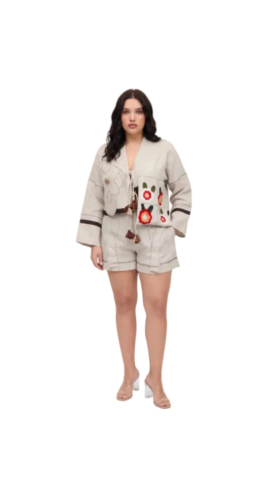 Emily Beige Co-ord Set