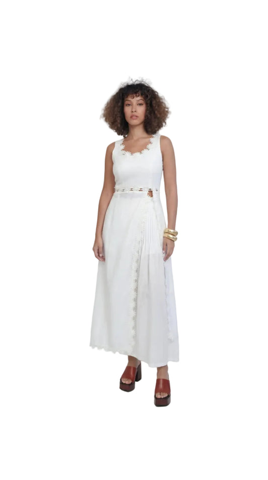 Margot White Linen Co-ord Set