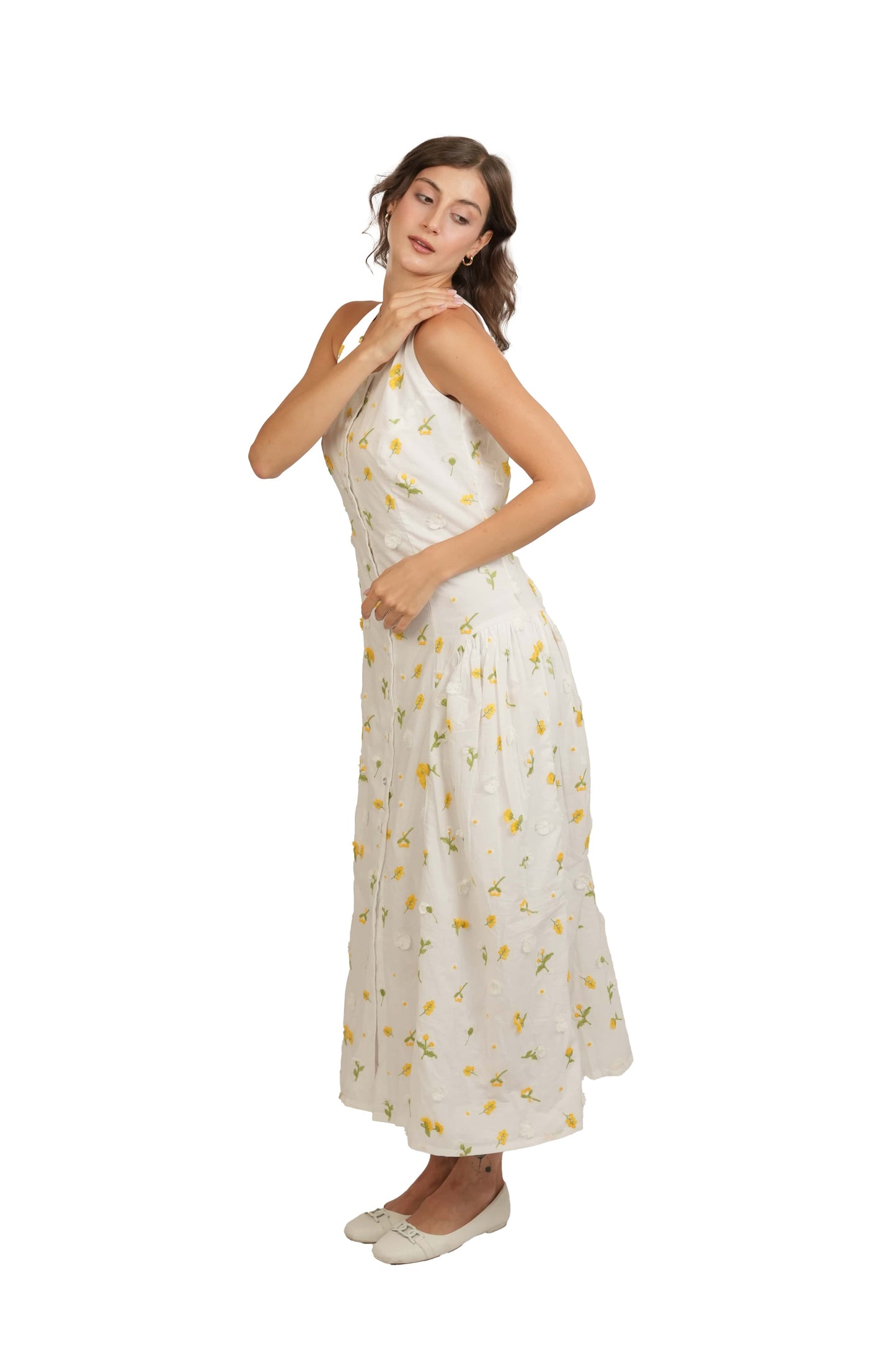 Zinnia Cotton Dress