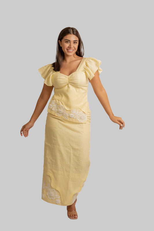 Blossom Yellow Skirt