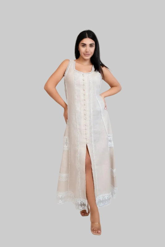 Ibiza Beige Dress