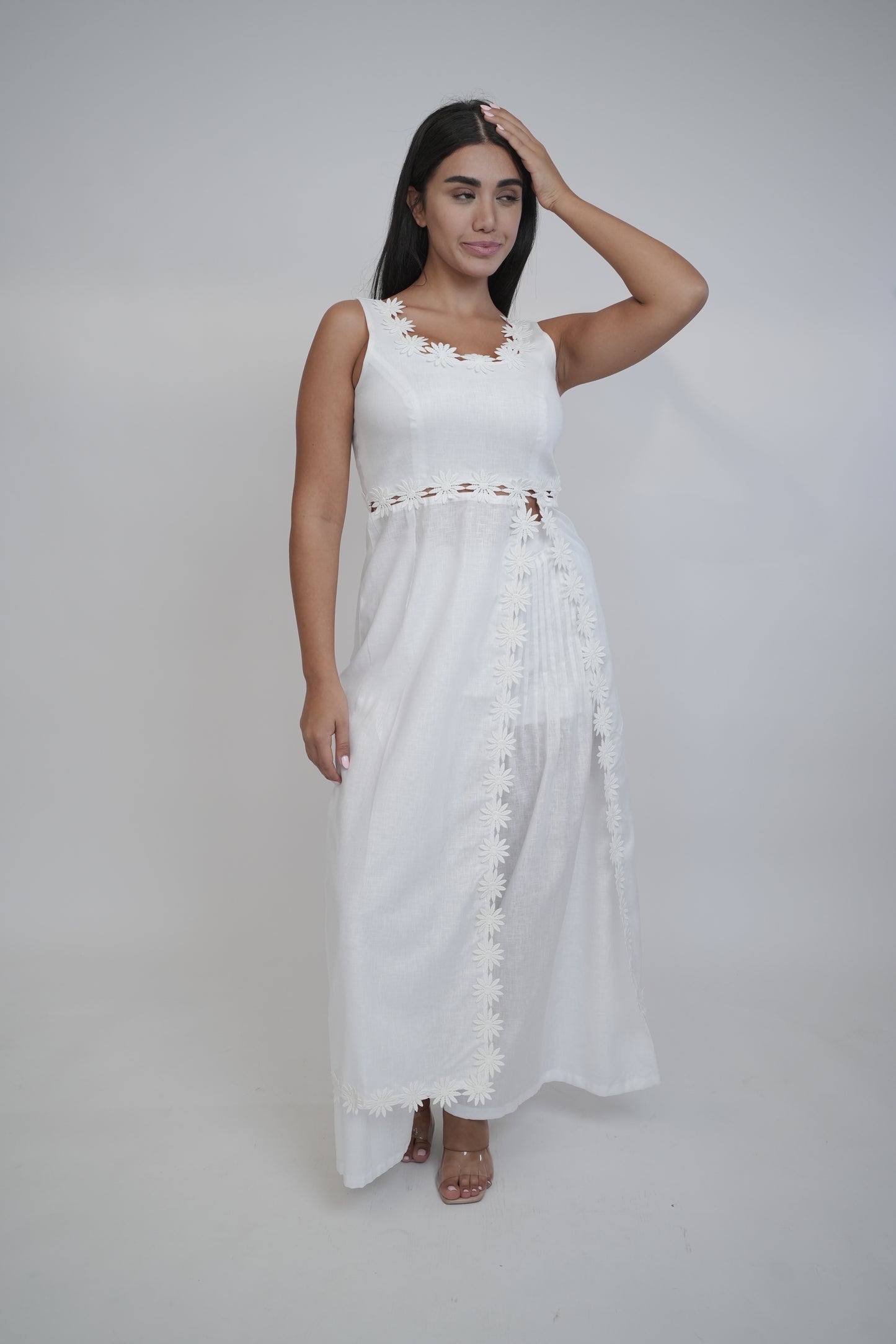 Margot White Linen Co-ord Set