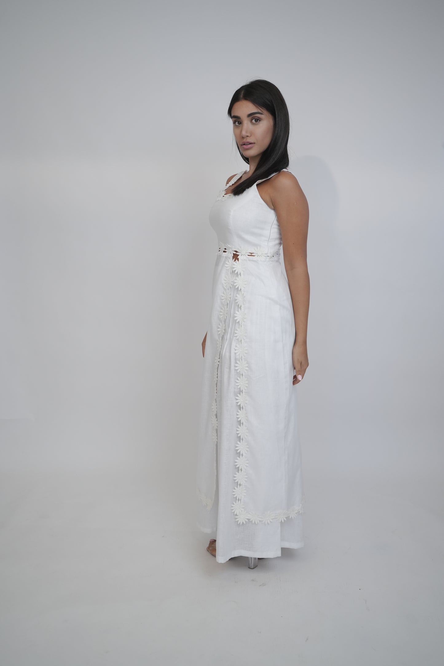 Margot White Linen Co-ord Set