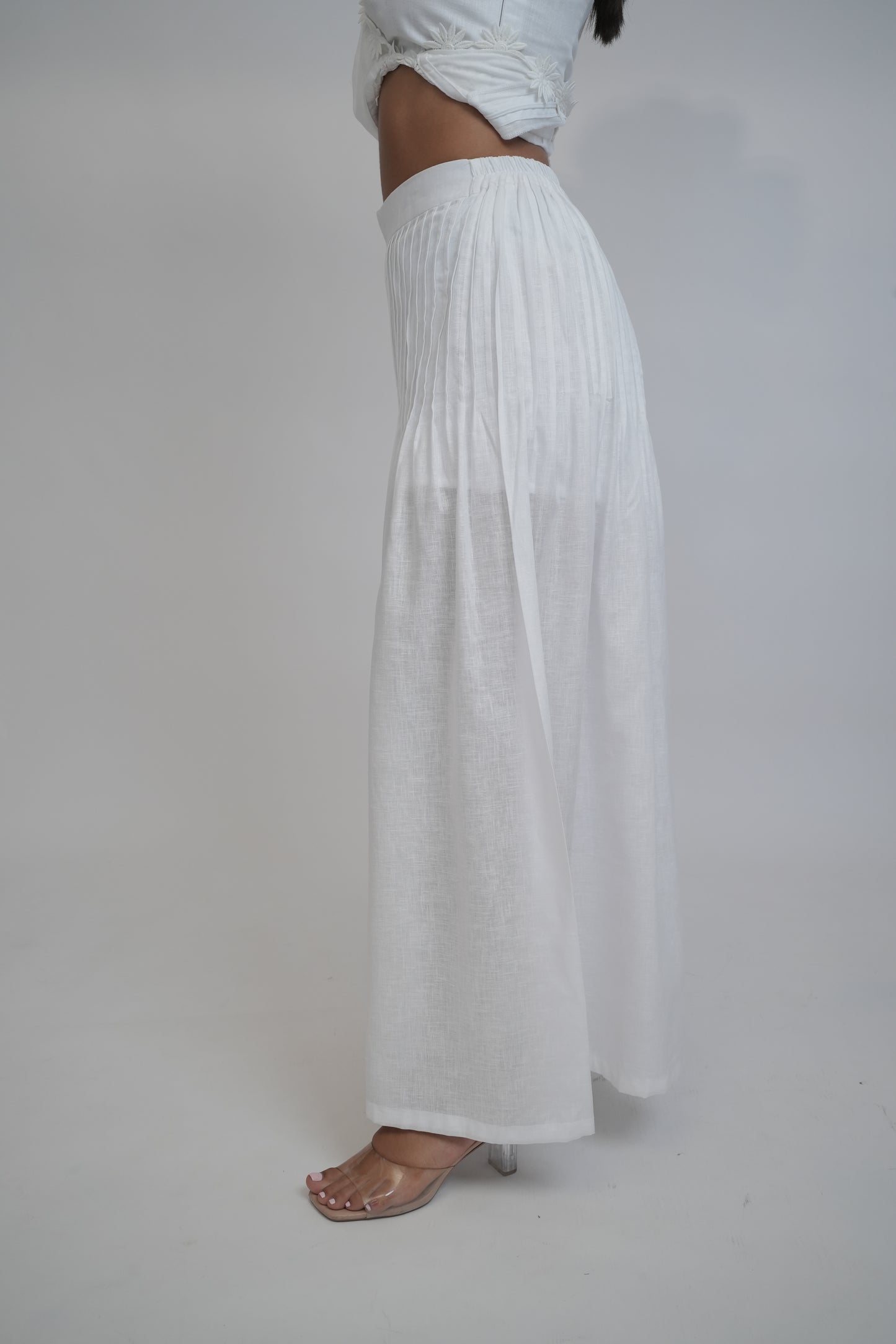 Margot White Linen Co-ord Set