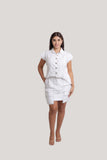 Zahra Co-Ord White Linen