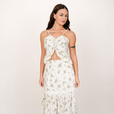 Flora White Floral Top