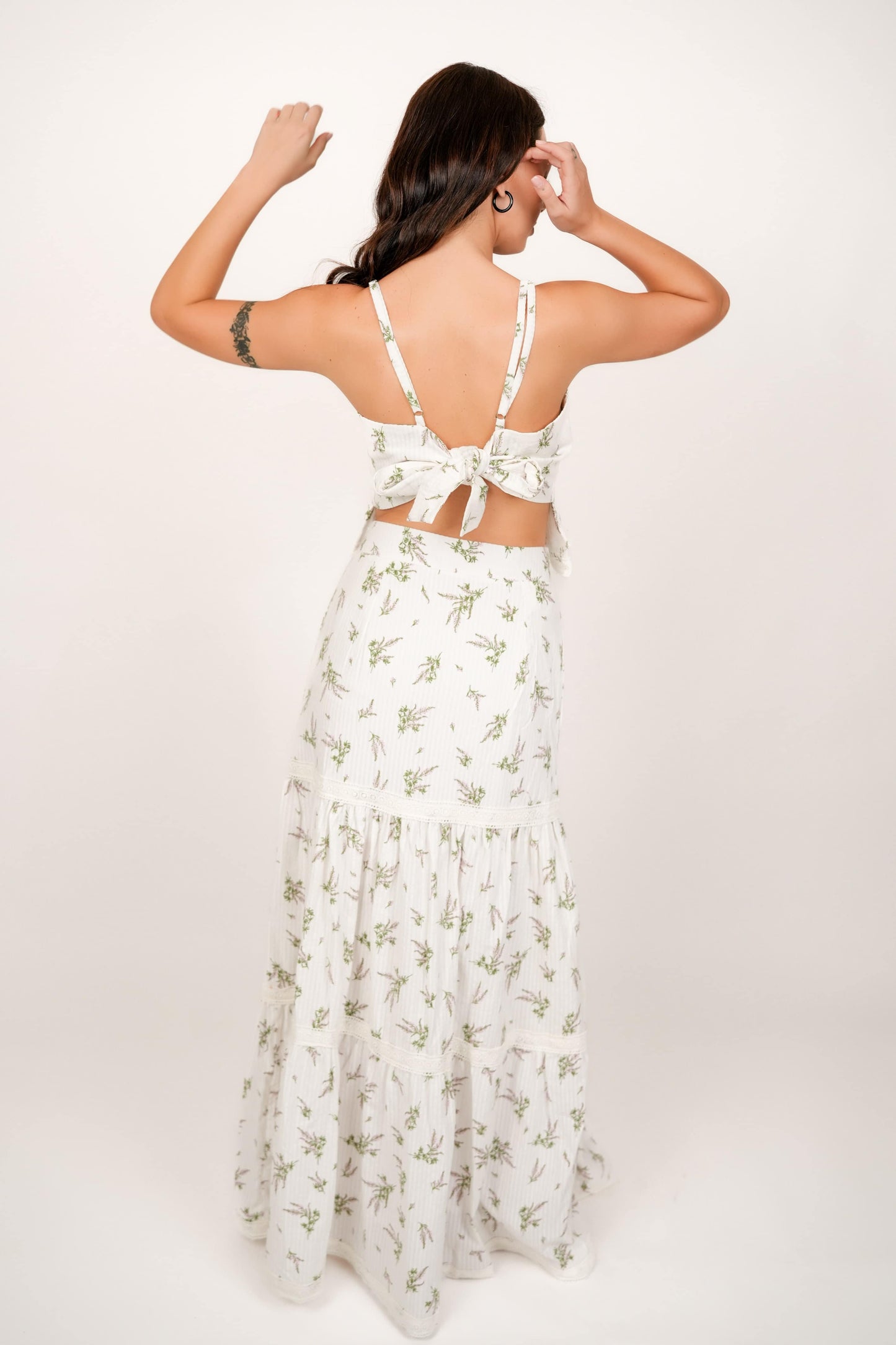Flora White Floral Top