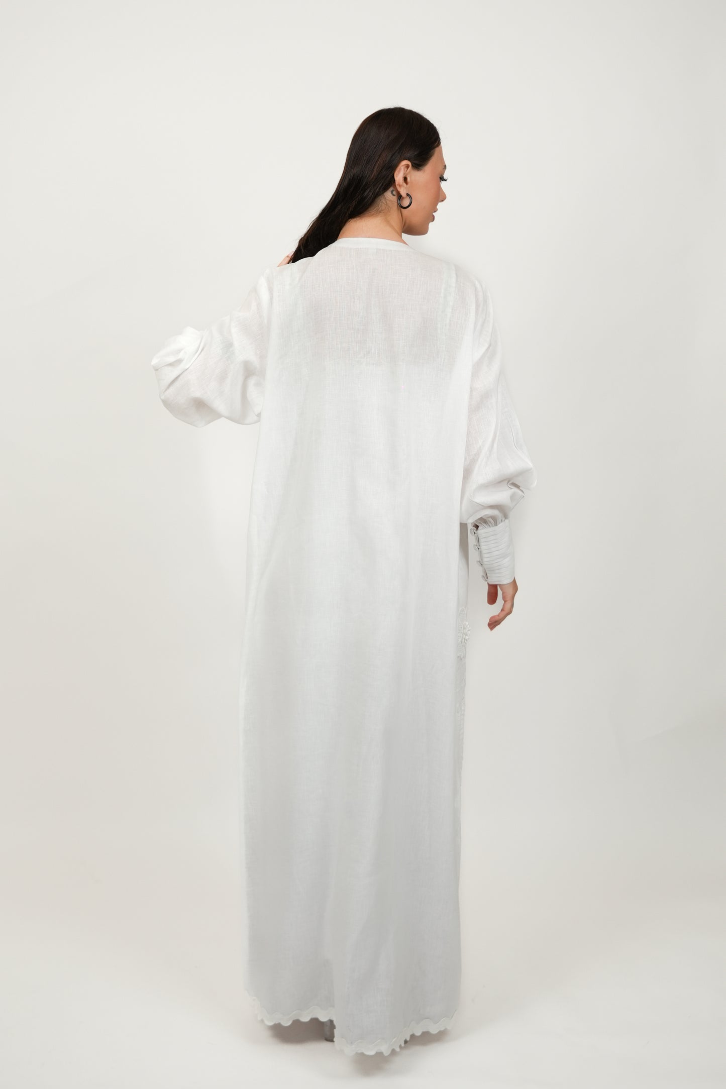 Pearl White Kimono