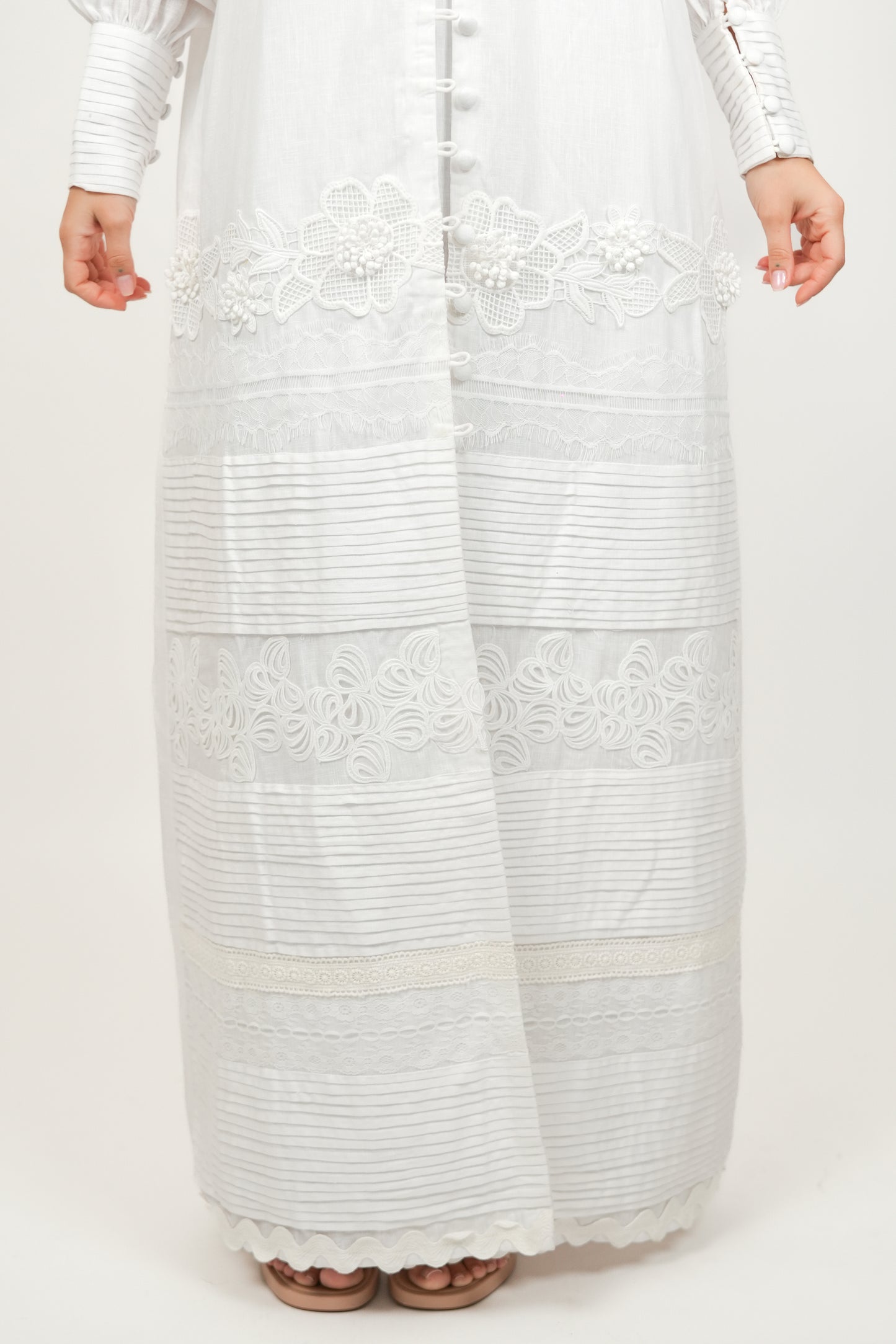 Pearl White Kimono