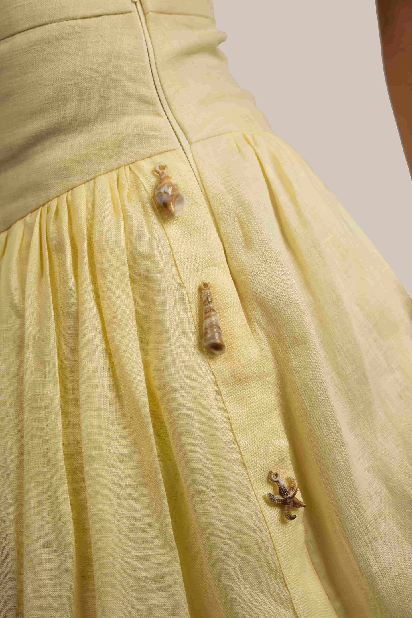 Ariel Yellow Maxi Skirt
