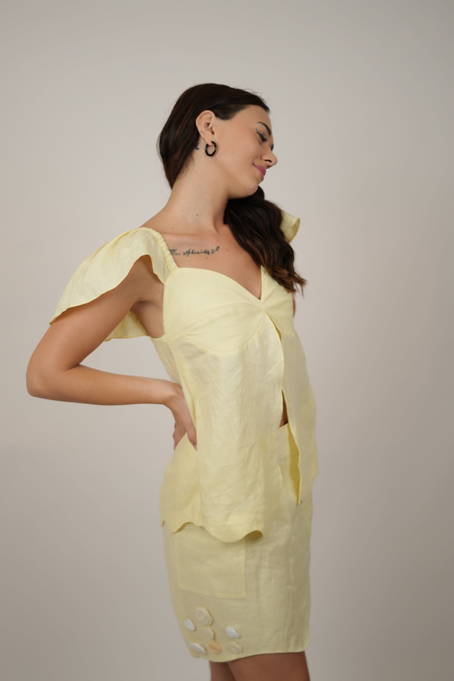 Hazel Yellow Top
