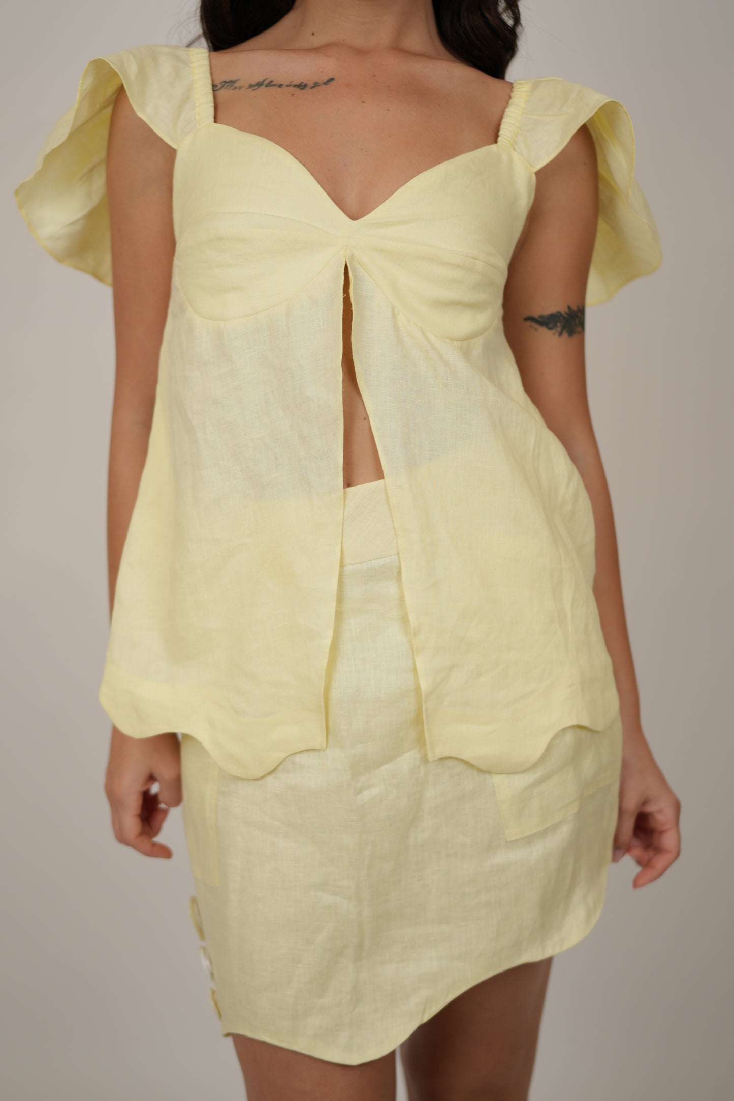 Hazel Yellow Top