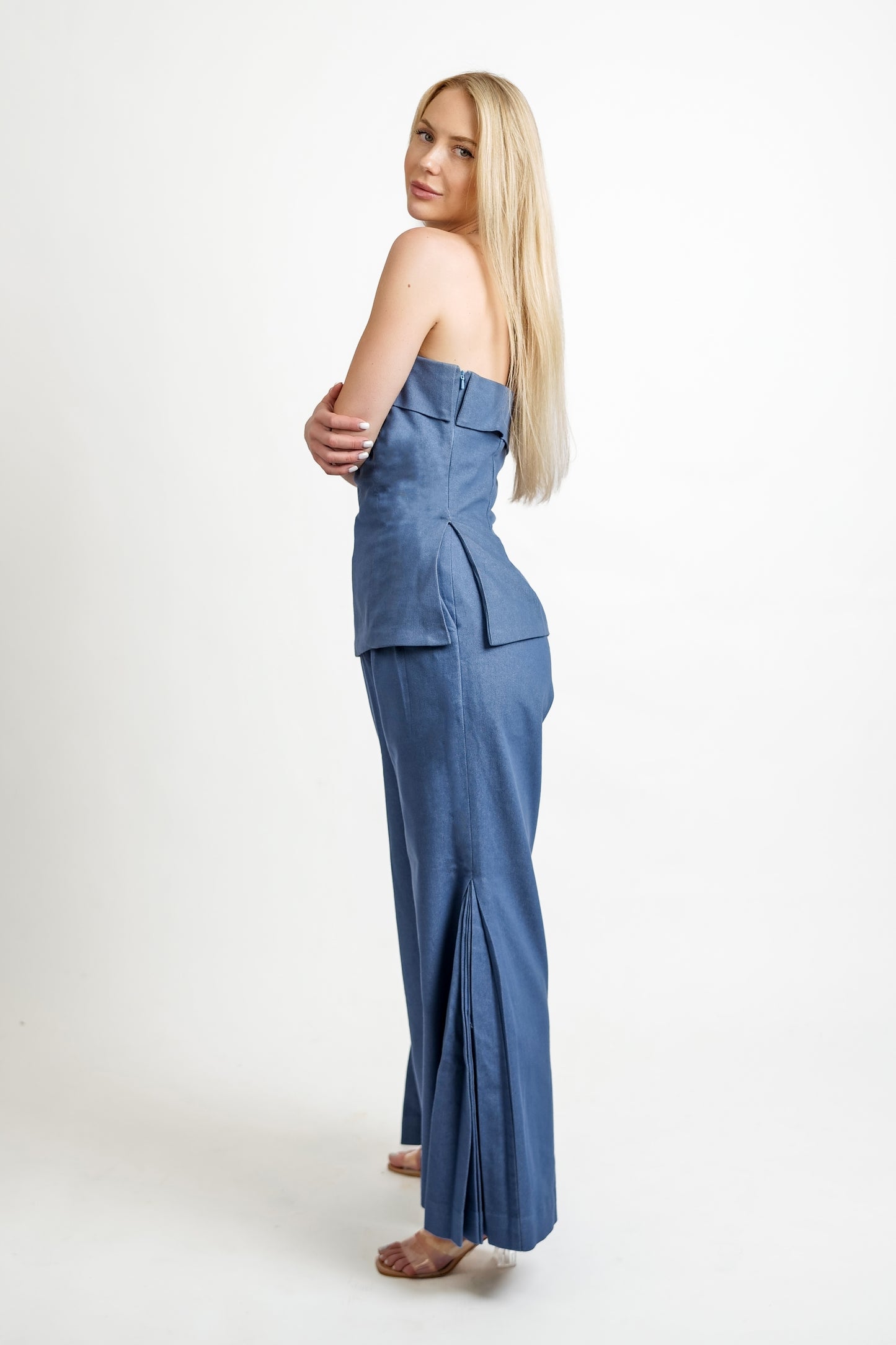 SAMANTHA BLUE CO-ORD SET