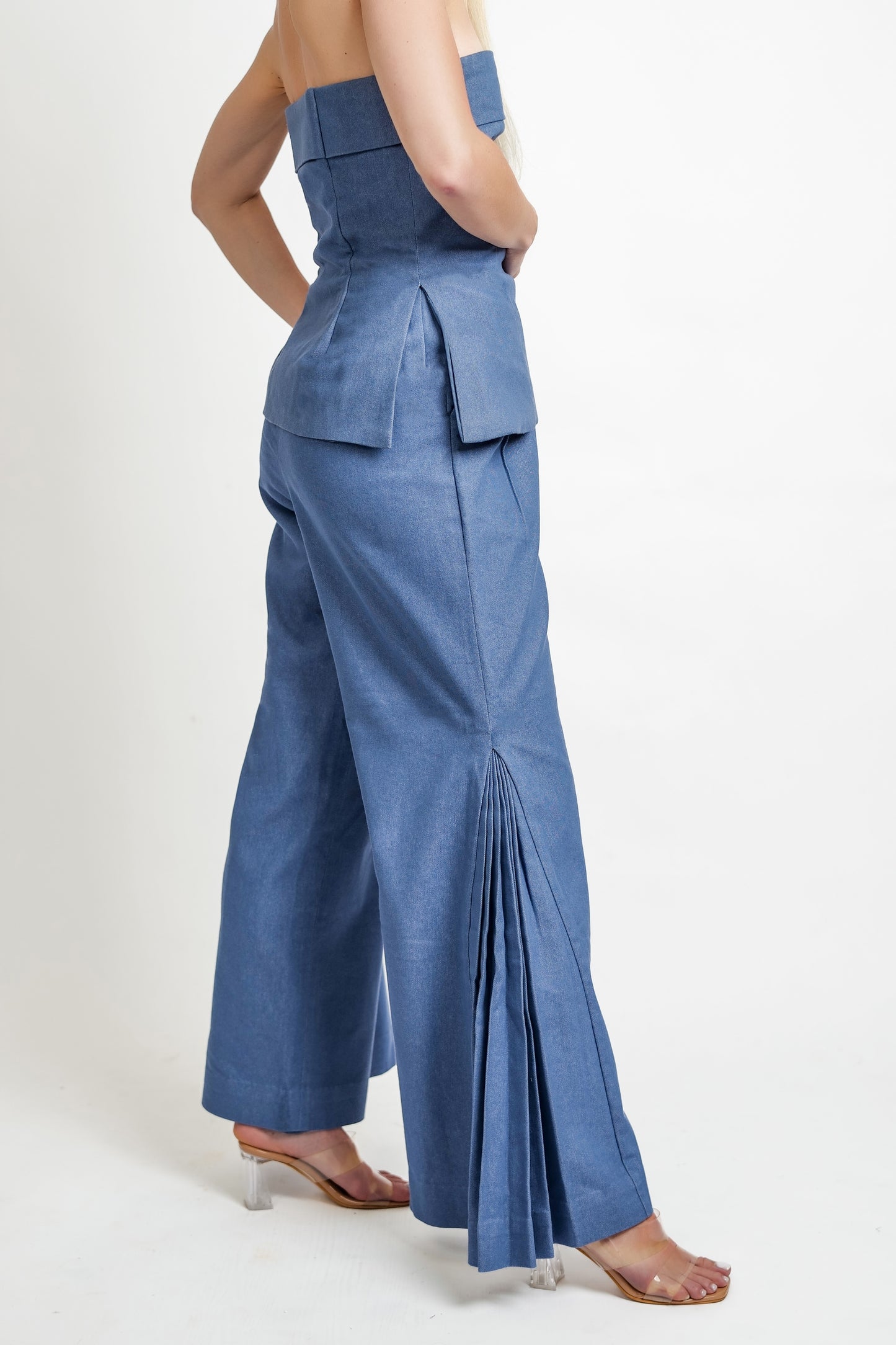 SAMANTHA BLUE TROUSERS