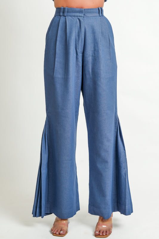 SAMANTHA BLUE TROUSERS