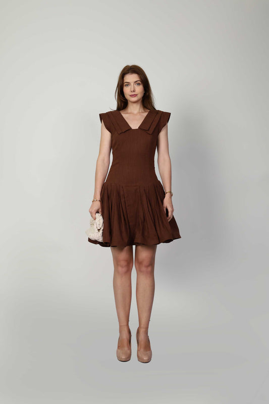 TIFFANY BROWN DRESS