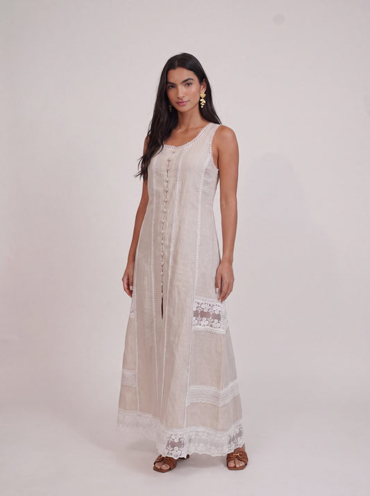 Ibiza Beige Dress