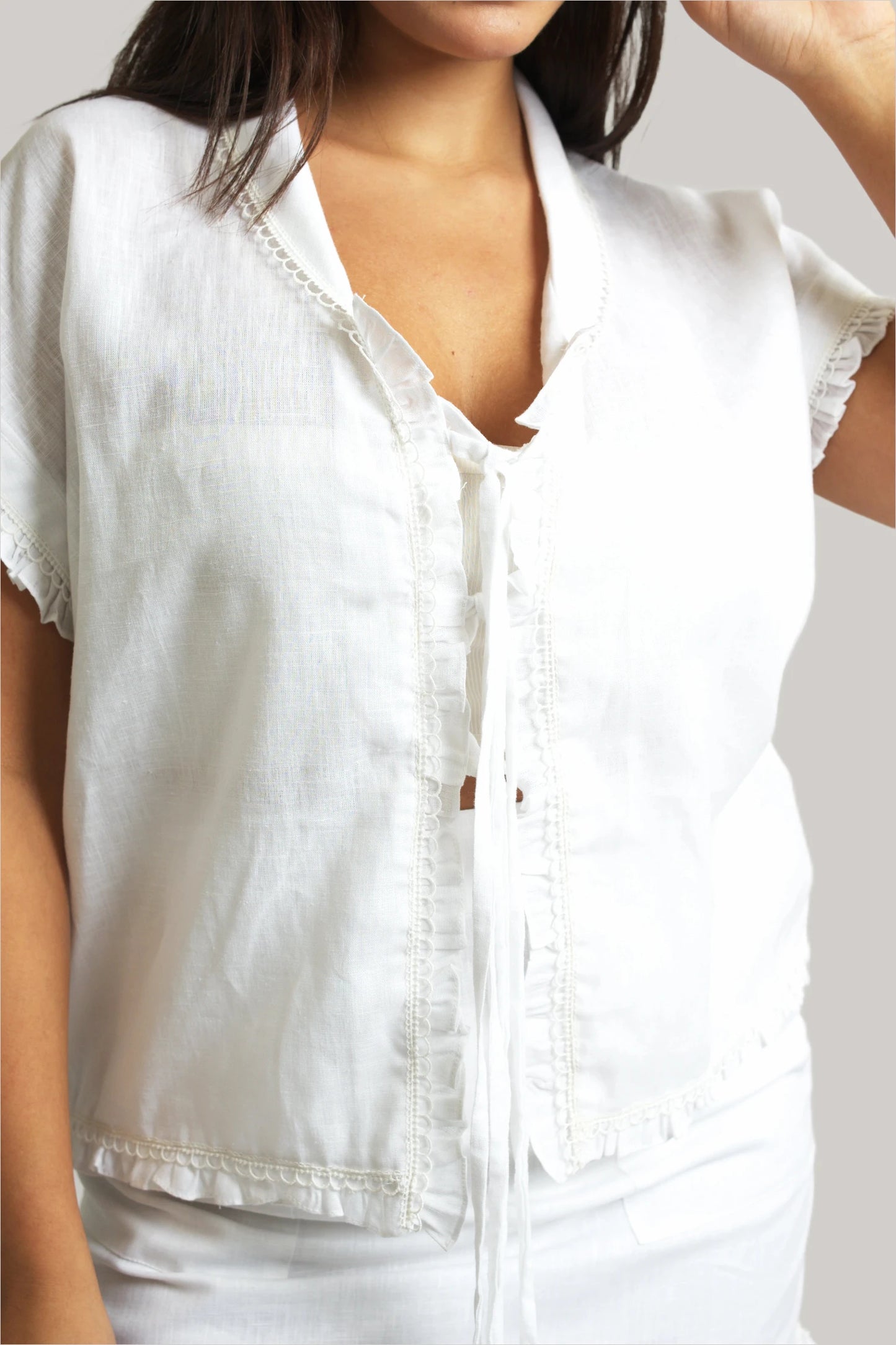 Mogra White Co-Ord Set