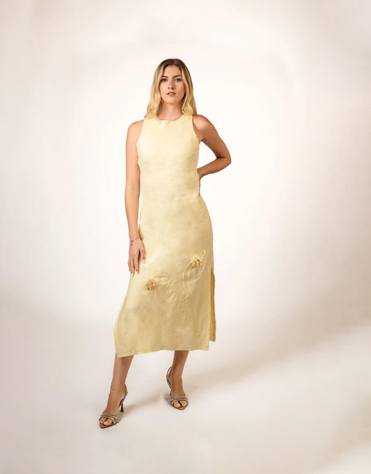STELLA YELLOW MAXI DRESS