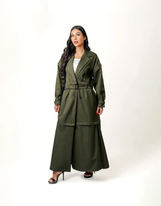 MATCHA TRENCH COAT