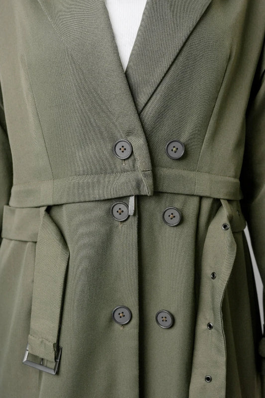 MATCHA TRENCH COAT