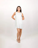 Pearl White Short Dress