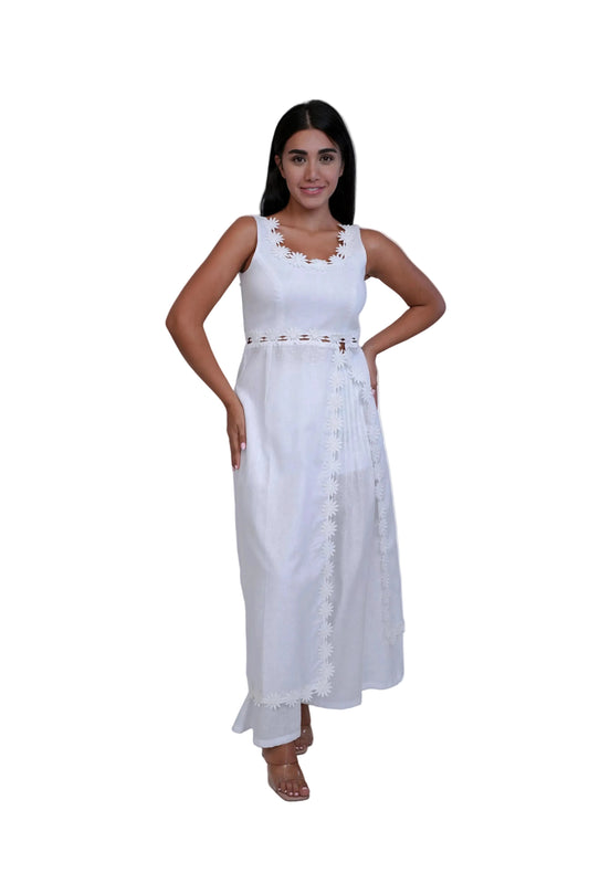 Margot White Linen Co-ord Set