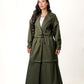 MATCHA TRENCH COAT - mudafashions