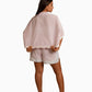 Luna Pink And White Stripe Shirt/Top