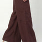 Emara Brown Linen Pant