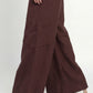 Emara Brown Linen Pant