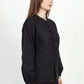 Inori Black Linen Top