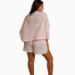 Luna Pink And White Stripe Shirt/Top