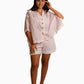Luna Pink And White Stripe Shirt/Top
