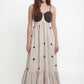 Coco Beige Brown Linen Dress