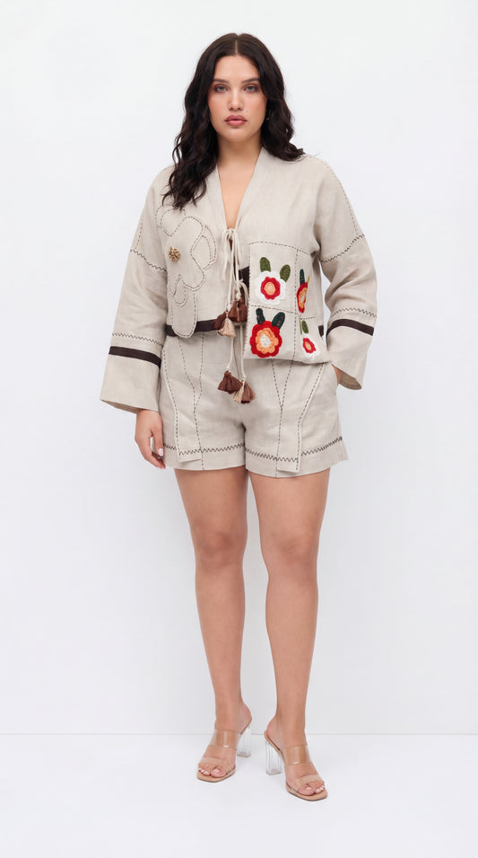Emily Beige Co-ord Set