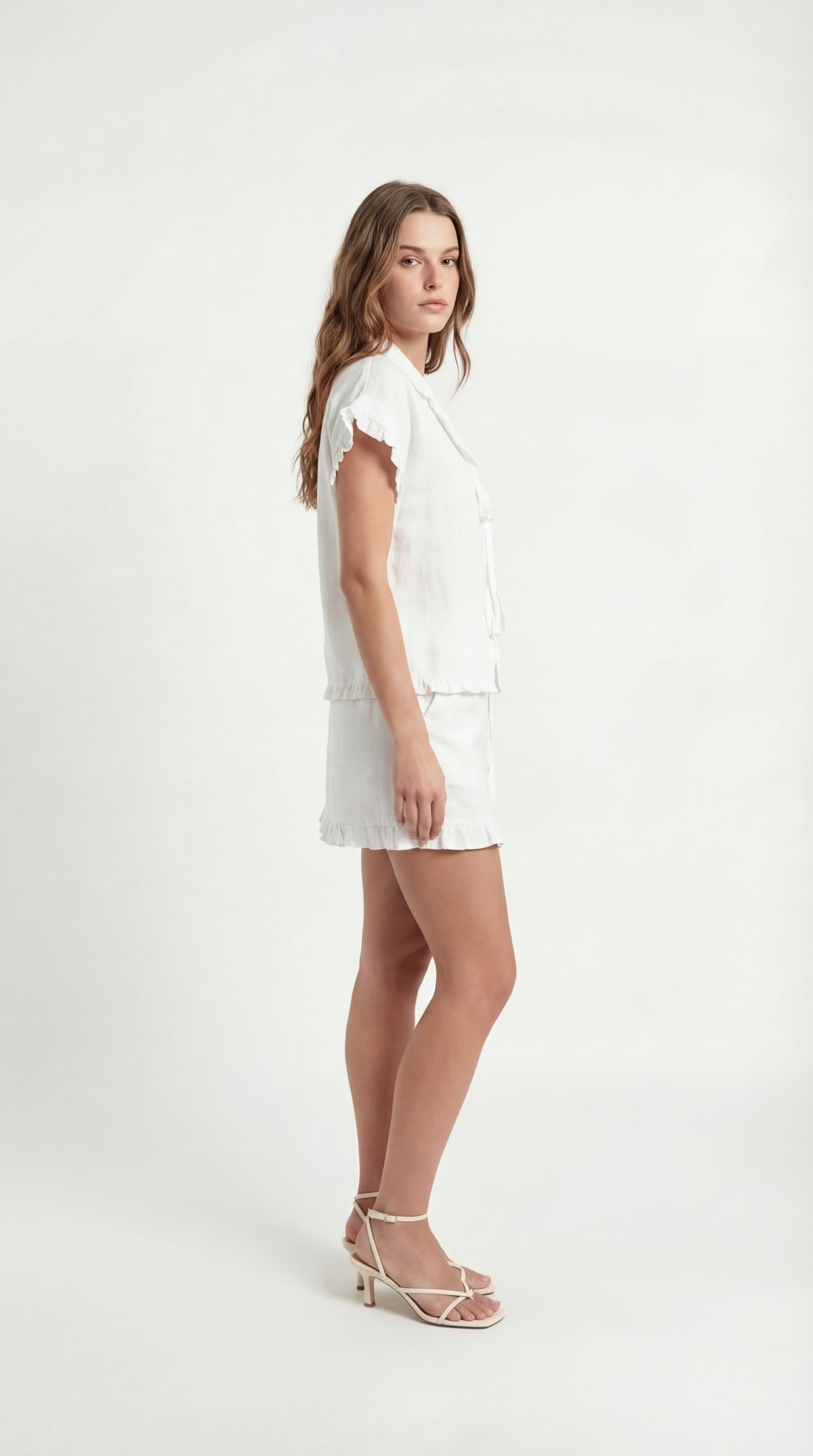Mogra White Co-Ord Set