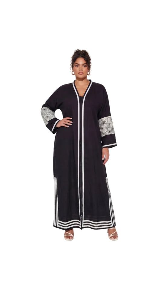 Aaliyah Black Abaya Shrug