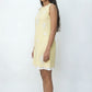Petal Yellow Linen short dress