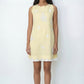Petal Yellow Linen short dress