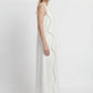 Pearl Linen Maxi Dress