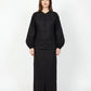 Inori Black Linen Top