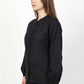 Inori Black Linen Top