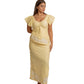 Blossom Yellow Linen Co-Ord Set
